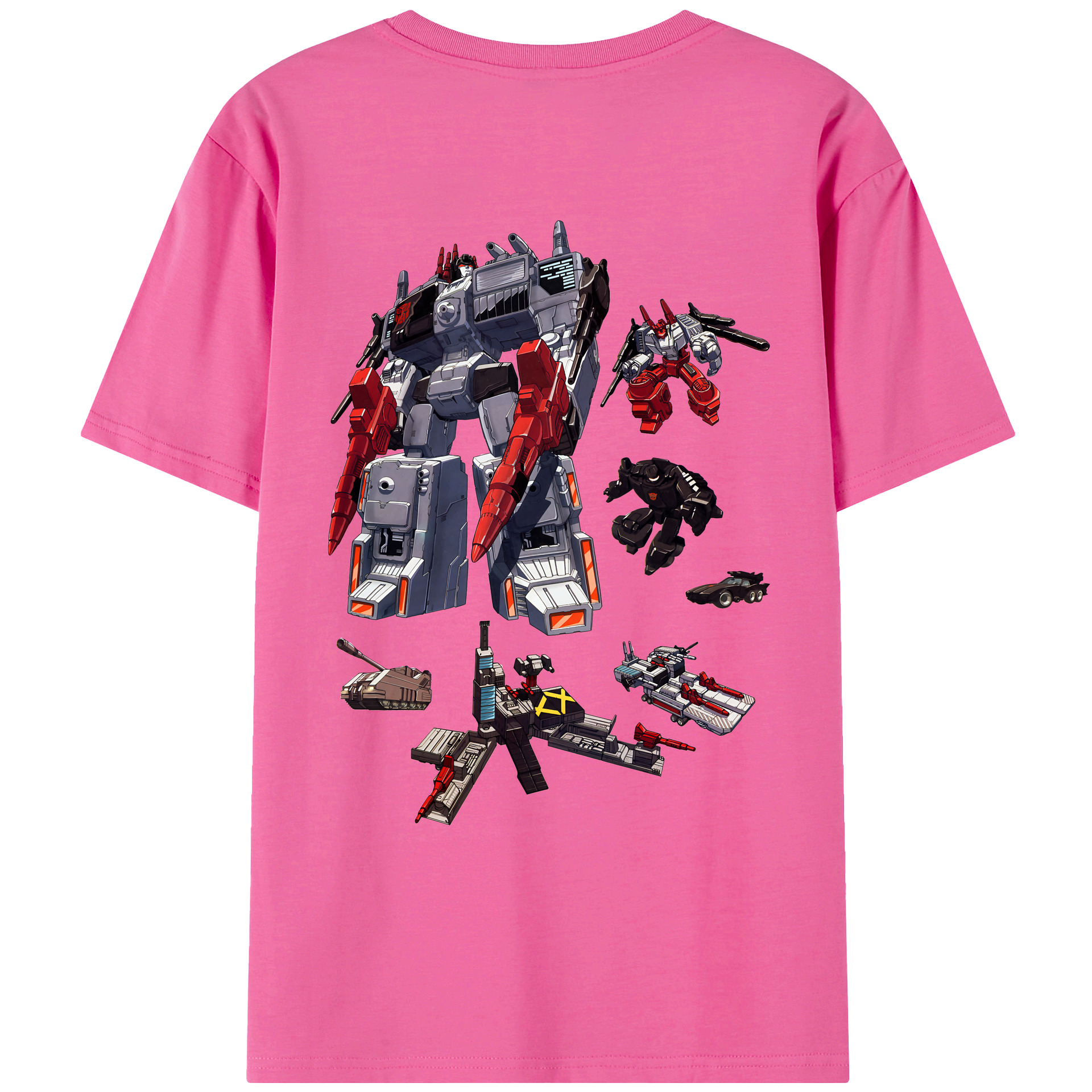 （画像用） Transformers トランスフォーマー レディース半袖Tシャツ(バックプリント)